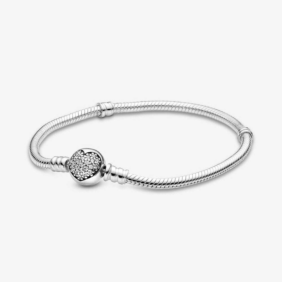 Styles De Bracelets Les bijoux en acier | Bracelet L Gance Coeur Gonfl