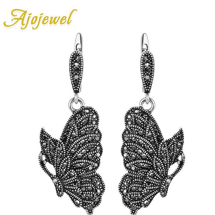 Style De Boucle D'Oreille Les bijoux en acier | Boucle D'Oreille Papillon Vintage Pour Dames