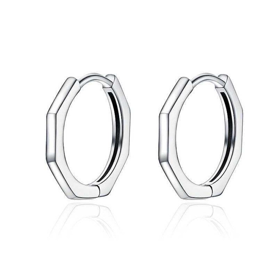 Style De Boucle D'Oreille Les bijoux en acier | Boucle D'Oreille Cr Ole En Argent Sterling 925