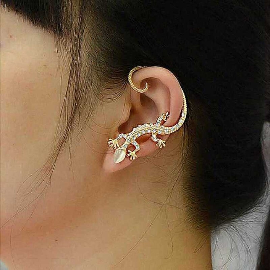 Style De Boucle D'Oreille Les bijoux en acier | Boucle D'Oreille Grimpante Gothique Punk