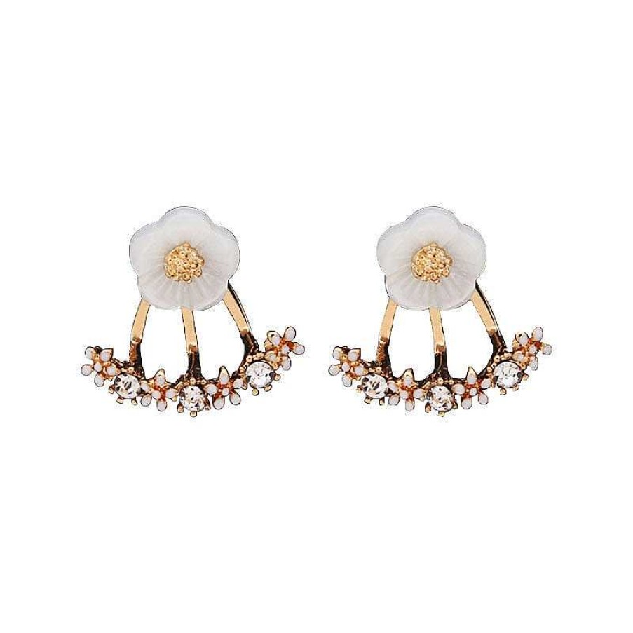 Style De Boucle D'Oreille Les bijoux en acier | Boucle D'Oreille Femme D Licate Fleur