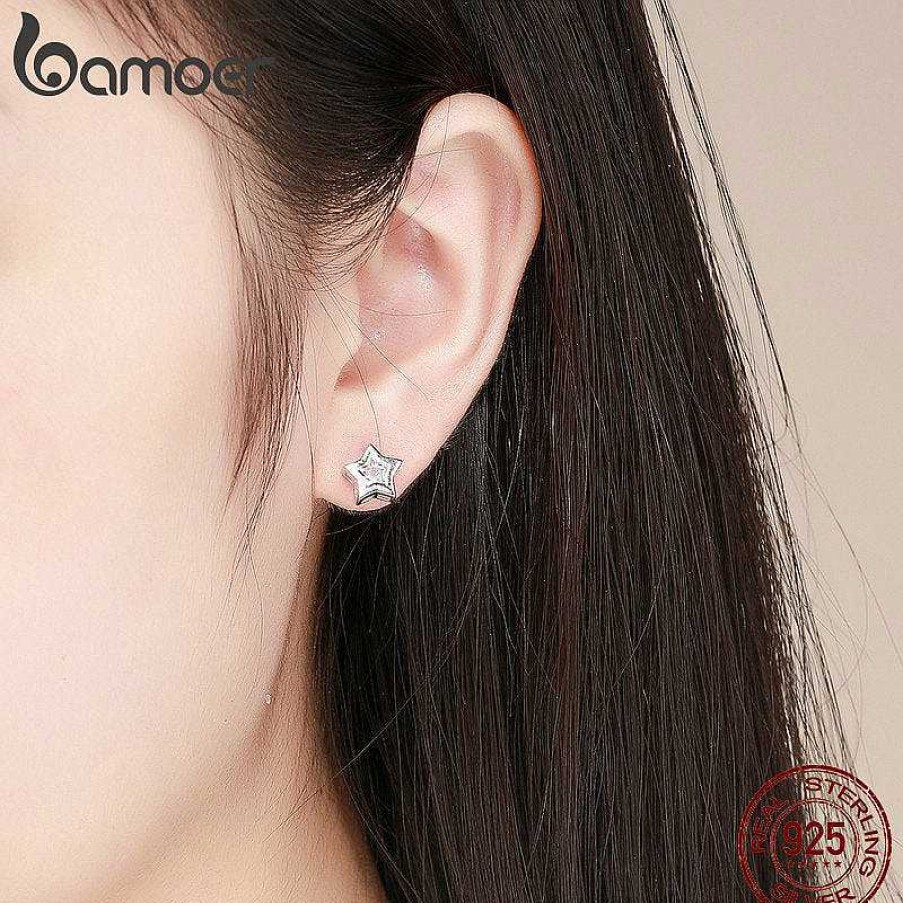 Style De Boucle D'Oreille Les bijoux en acier | Boucle D'Oreille Tincelante En Forme D' Toile