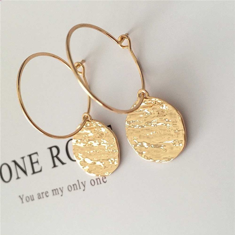 Style De Boucle D'Oreille Les bijoux en acier | Boucle D'Oreille Cr Ole Au Design Simple