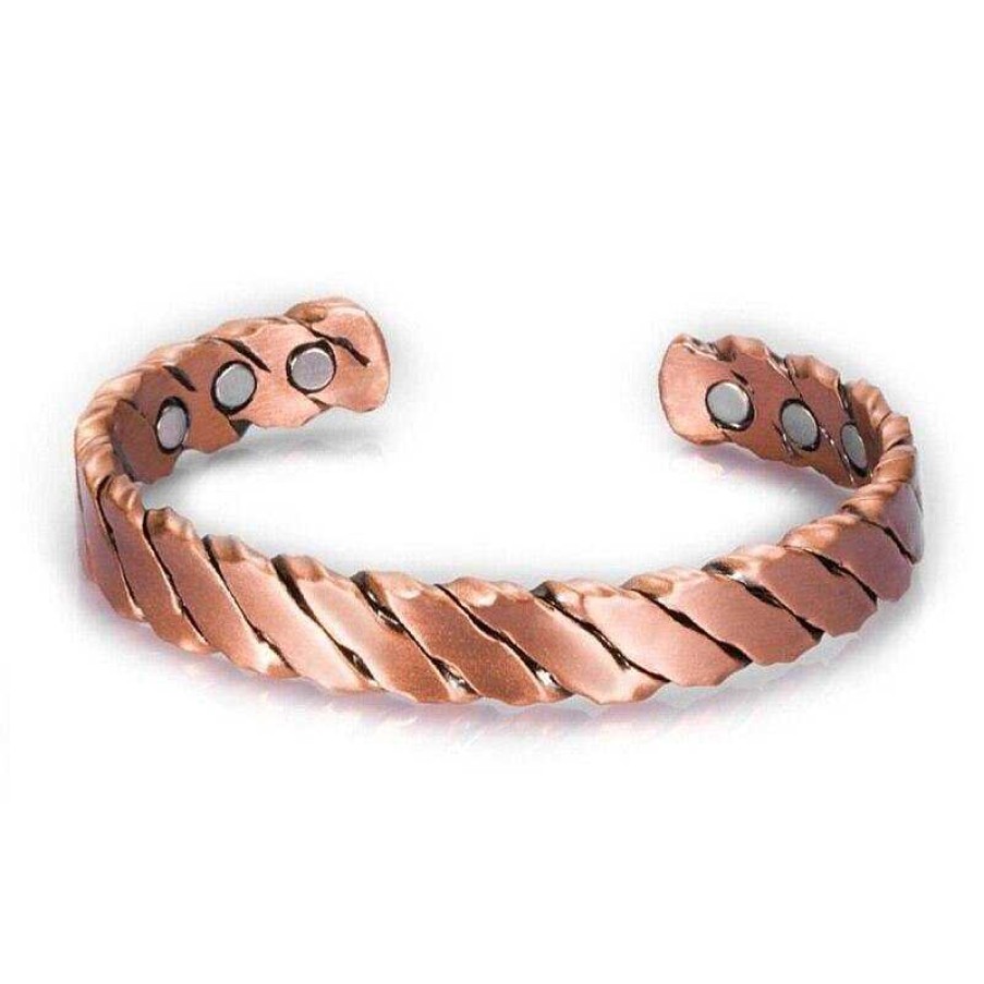 Styles De Bracelets Les bijoux en acier | Bracelet Magn Tique Alpha Bronze