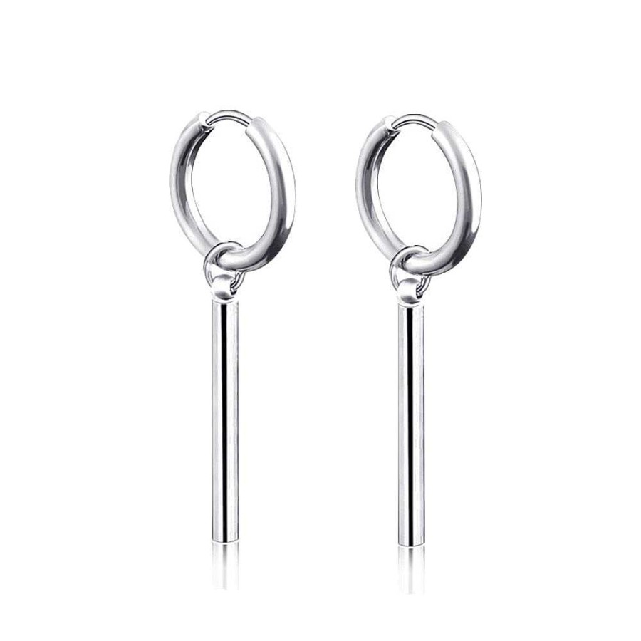 Style De Boucle D'Oreille Les bijoux en acier | Boucles D'Oreilles Acier Barre Inoxydable