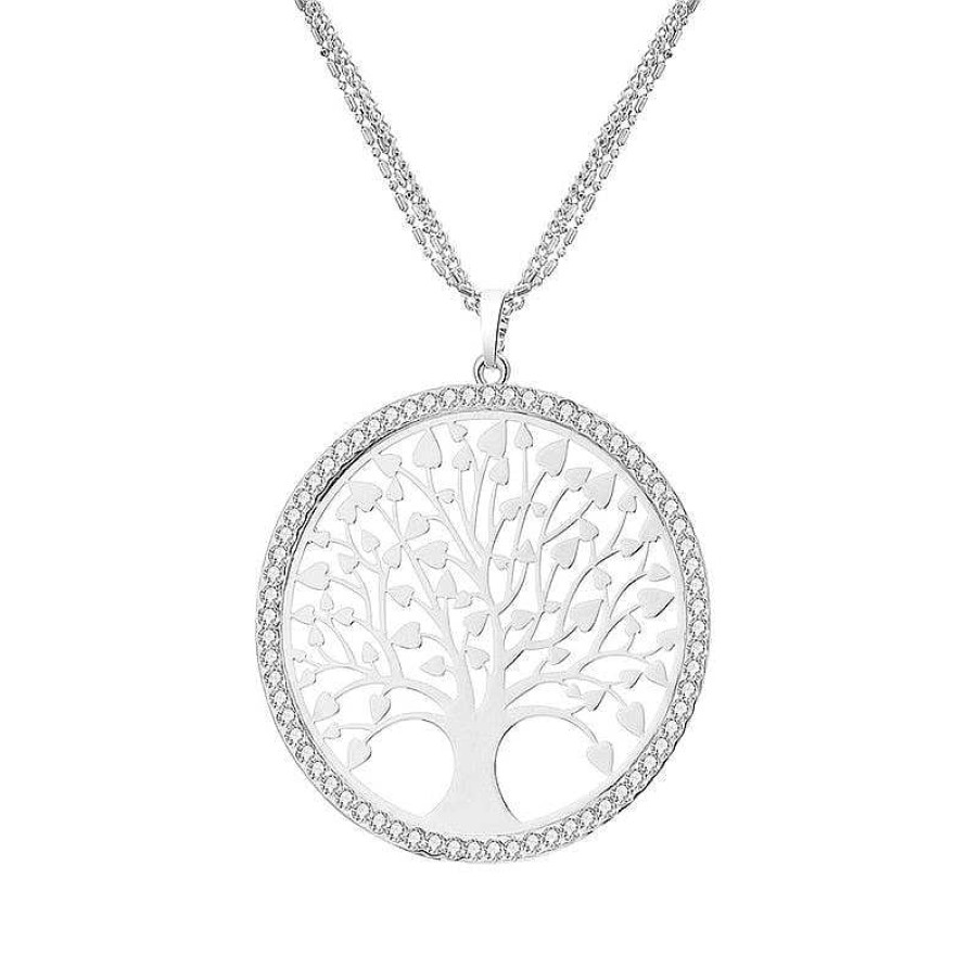 Style De Collier Les bijoux en acier | Collier Raffin Arbre De Vie