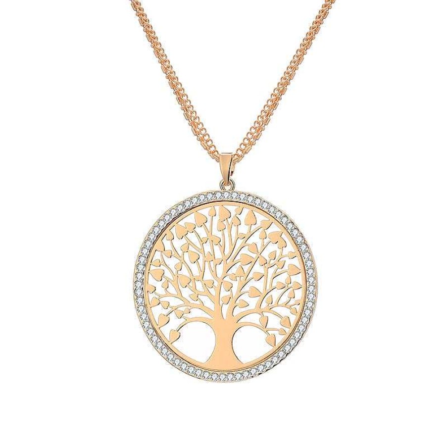 Style De Collier Les bijoux en acier | Collier Design Arbre De Vie Dor