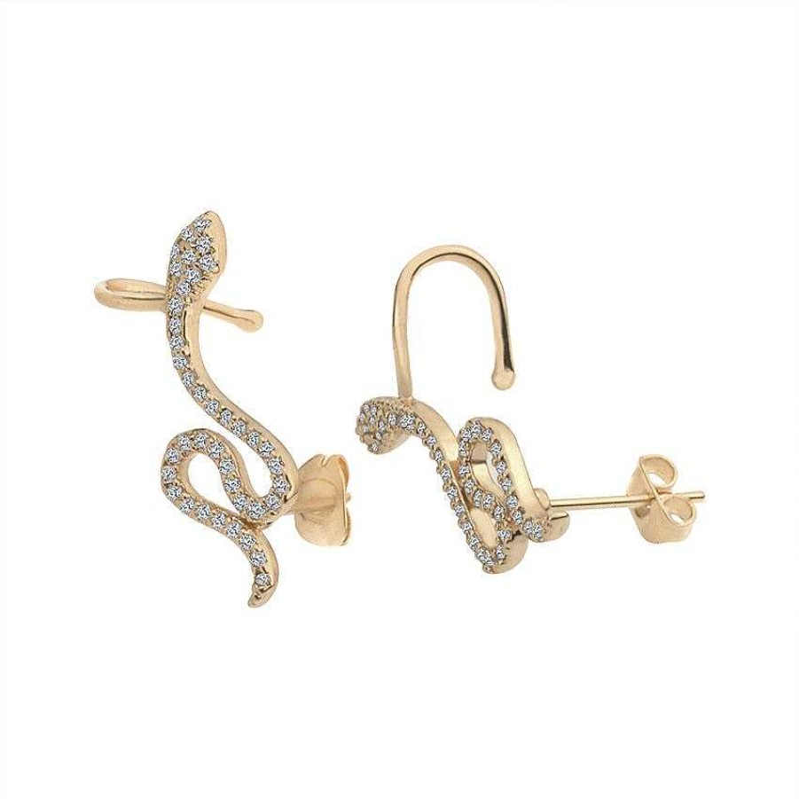 Style De Boucle D'Oreille Les bijoux en acier | Boucle D'Oreille Serpent En Cuivre