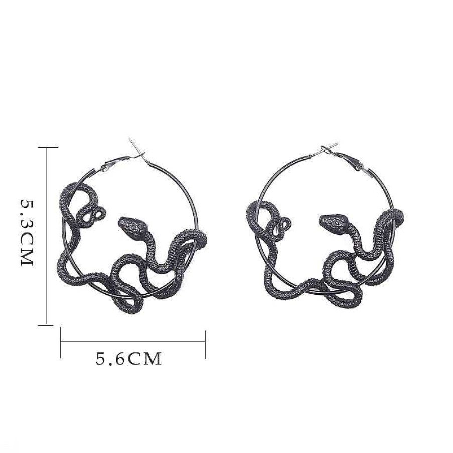 Style De Boucle D'Oreille Les bijoux en acier | Boucle D'Oreille Serpent Antique Animal