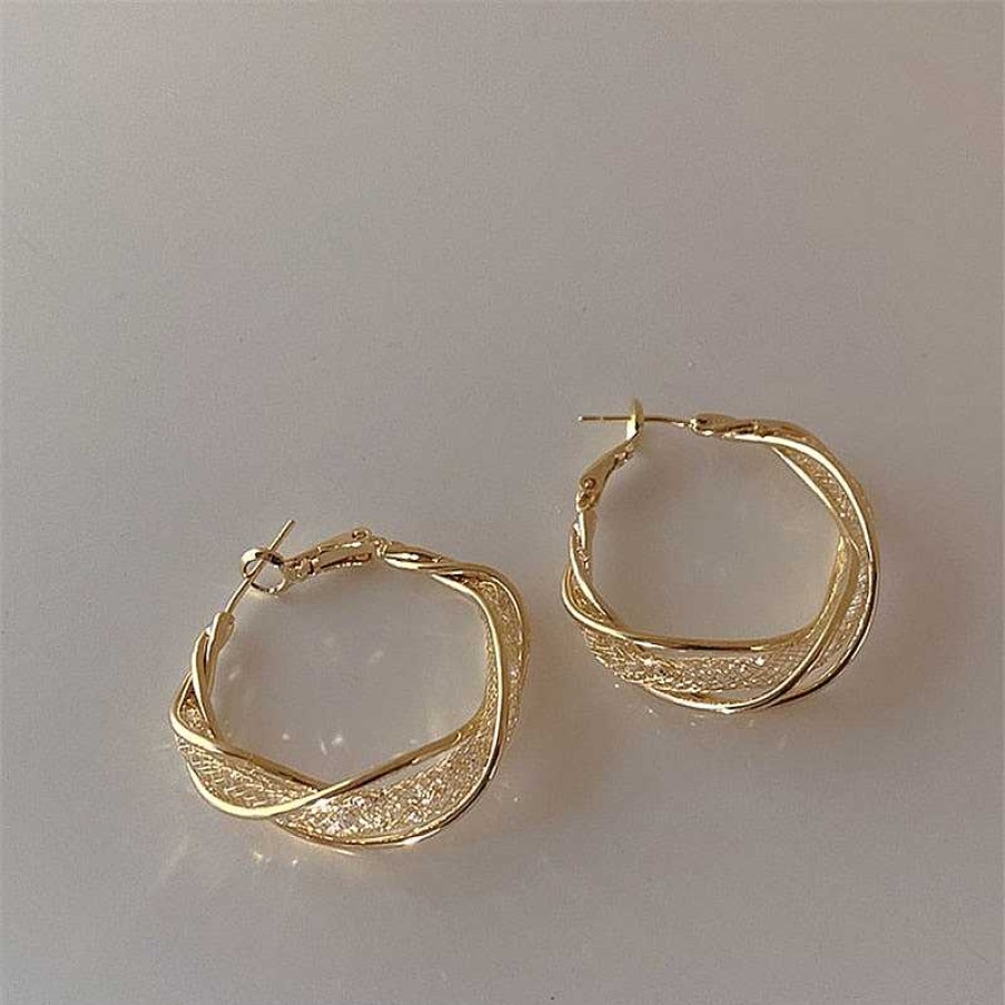 Style De Boucle D'Oreille Les bijoux en acier | Boucle D'Oreille En Anneau M Tallique