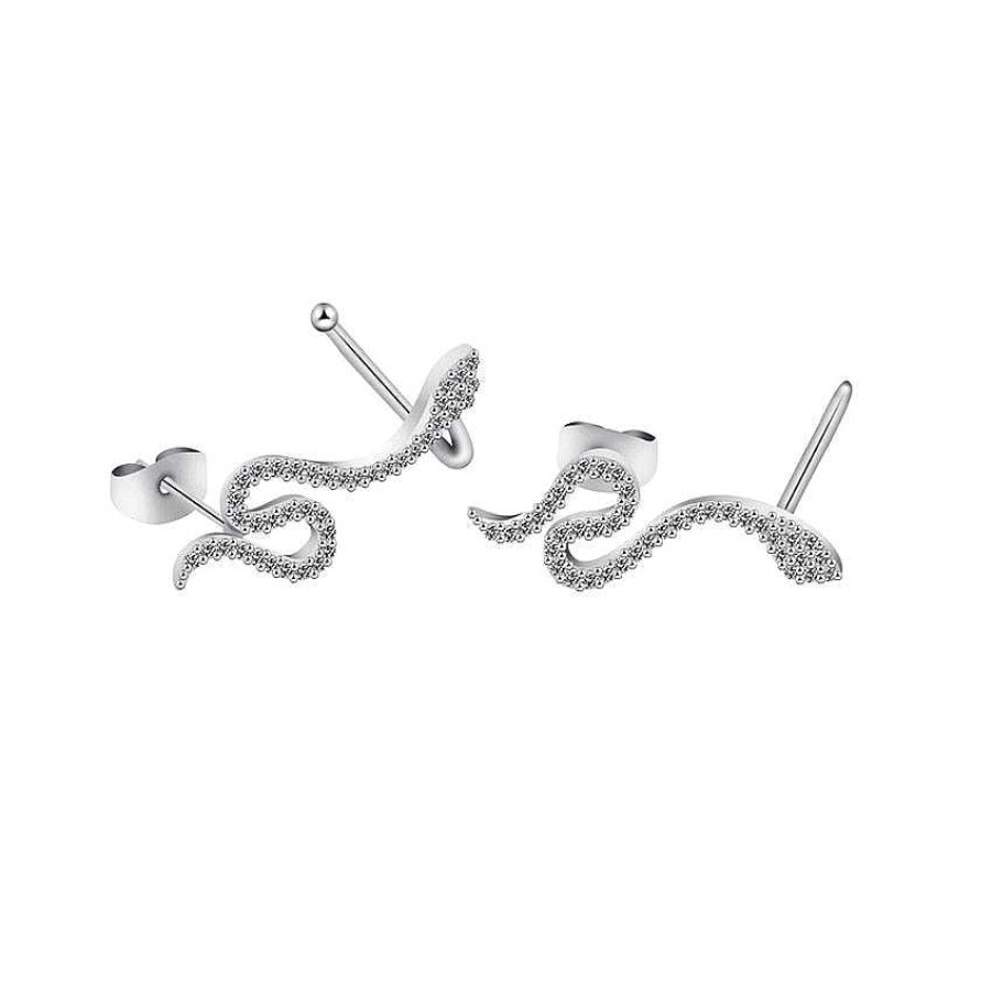 Style De Boucle D'Oreille Les bijoux en acier | Boucle D'Oreille Serpent En Cuivre