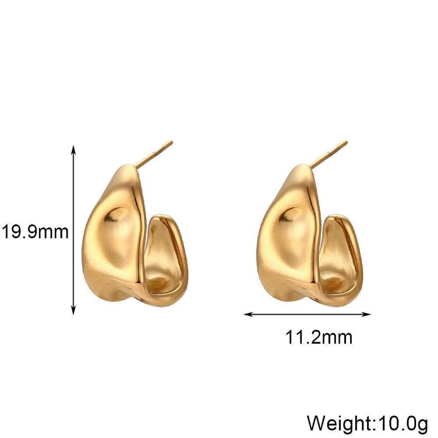 Style De Boucle D'Oreille Les bijoux en acier | Boucle D'Oreille Cr Ole G Om Trique