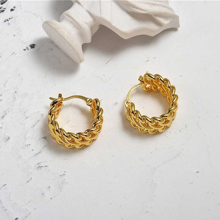 Style De Boucle D'Oreille Les bijoux en acier | Boucles D'Oreilles Anneaux Creux Pour Femme