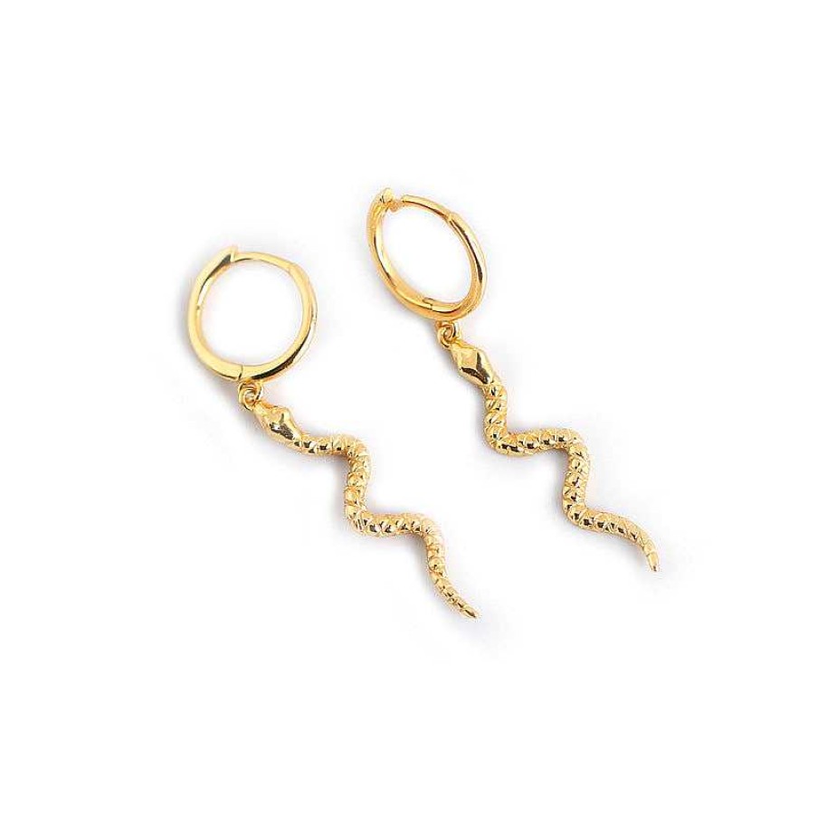 Style De Boucle D'Oreille Les bijoux en acier | Boucle D'Oreille Serpent R Tro Magnifique