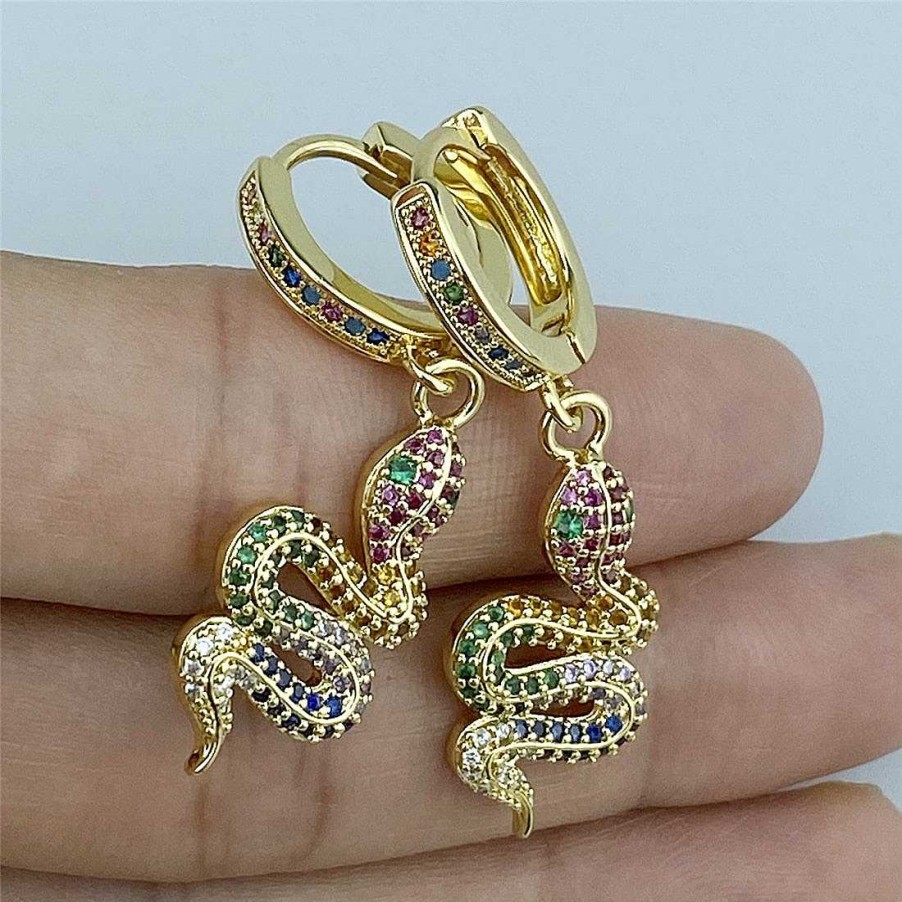 Style De Boucle D'Oreille Les bijoux en acier | Boucle D'Oreille En Forme De Serpent