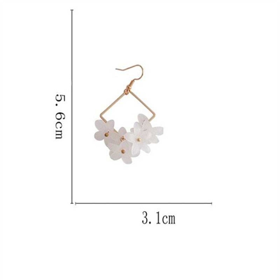 Style De Boucle D'Oreille Les bijoux en acier | Boucle D'Oreille Fleurs Fondantes