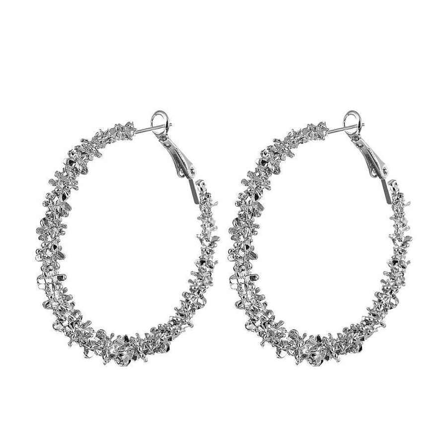 Style De Boucle D'Oreille Les bijoux en acier | Boucle D'Oreille Cr Ole En Forme De Cercle