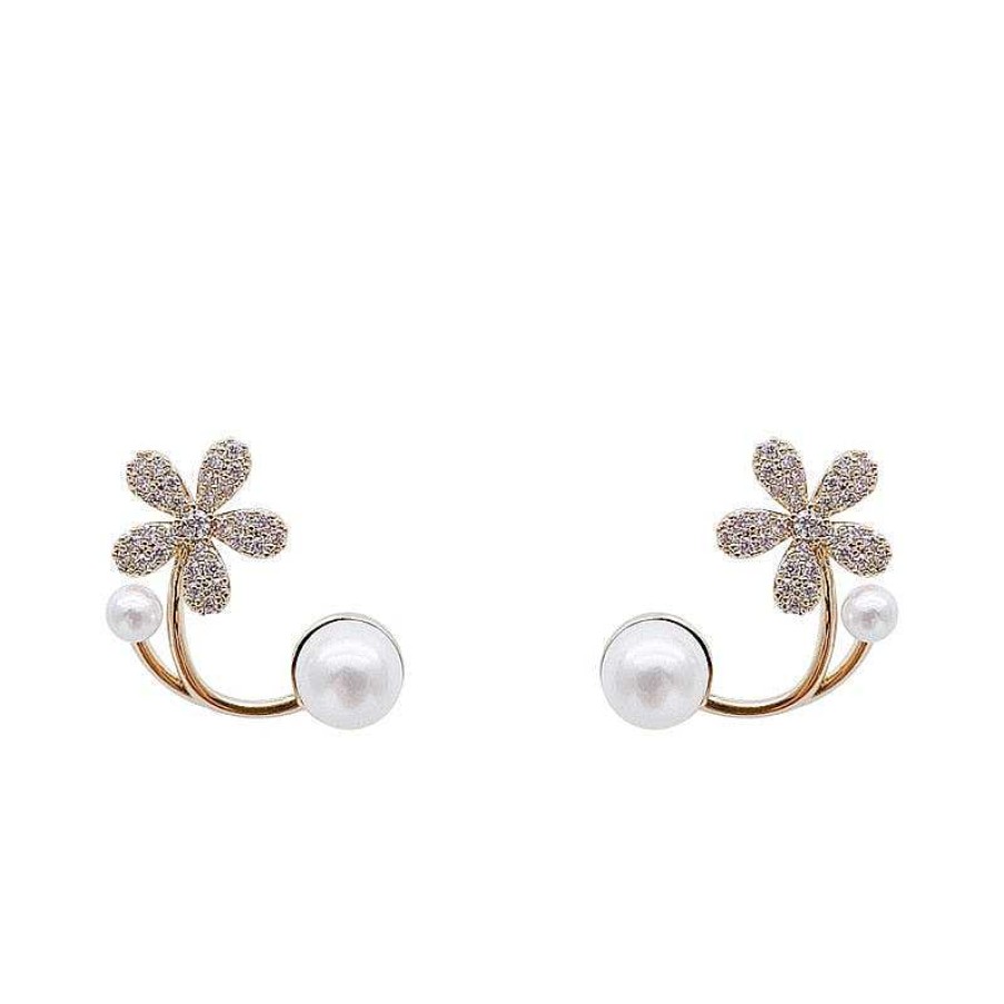 Style De Boucle D'Oreille Les bijoux en acier | Boucle D'Oreille Perle Luxe