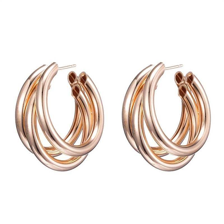 Style De Boucle D'Oreille Les bijoux en acier | Boucles D'Oreilles Anneaux En Alliage Audacieux