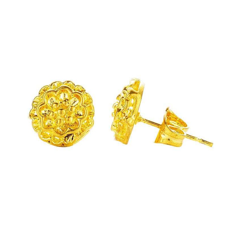 Style De Boucle D'Oreille Les bijoux en acier | Boucle D'Oreille Fleur De Luxe Et Charmante