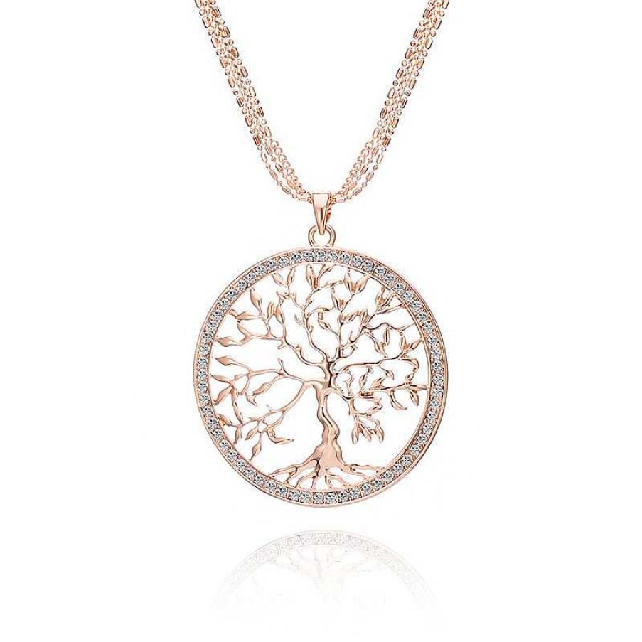 Style De Collier Les bijoux en acier | Collier Arbre De Vie Classe Et Raffin