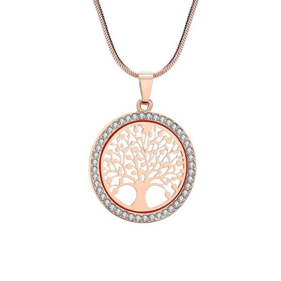 Style De Collier Les bijoux en acier | Collier Chic Arbre De Vie