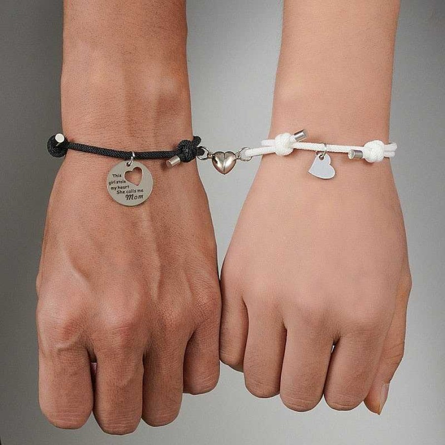 Styles De Bracelets Les bijoux en acier | Bracelet Amiti X2 Fille Et M Re